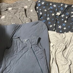 Gently used sleep sacks. 2 9-18 months Gunapod. 2 18-24 months Gunamuna sacks.